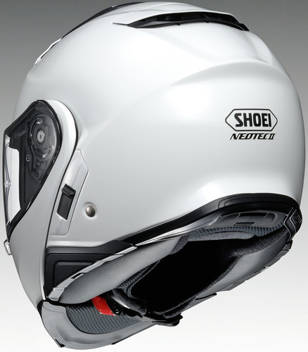 Shoei Neotec II Modular Helmet White XSM - Motorcycle Helmet with Advanced Safety and Comfort