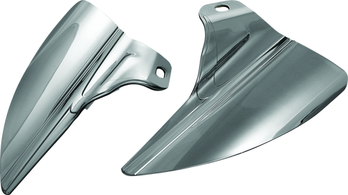 Kuryakyn Saddle Shields Heat Deflectors 09-Up Touring Smoke for Harley Davidson