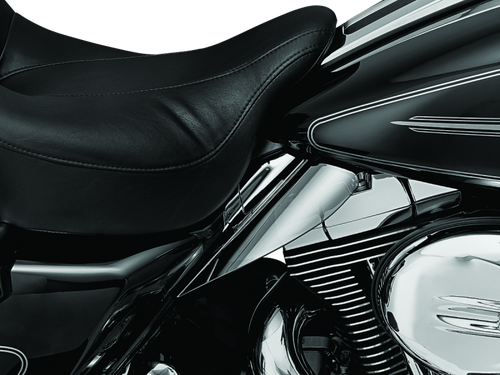 Kuryakyn Saddle Shields Heat Deflectors 09-Up Touring Smoke for Harley Davidson
