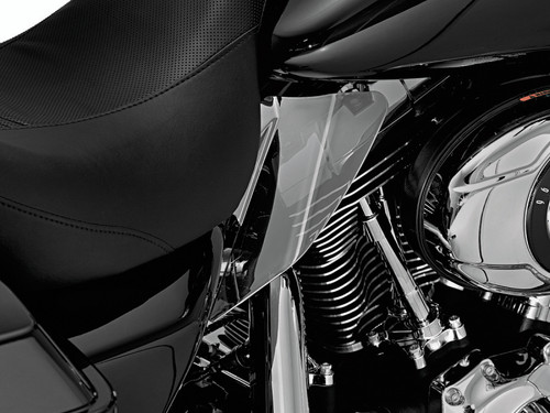 Kuryakyn Saddle Shields Heat Deflectors for 2008 Harley Davidson Touring Models (Smoke)