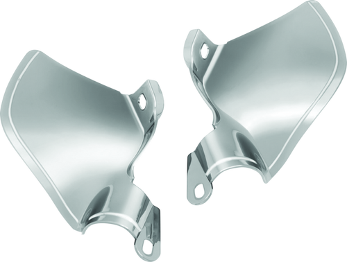 Kuryakyn Saddle Shields Heat Deflectors for 2018 Harley Davidson Softail Models - Smoke