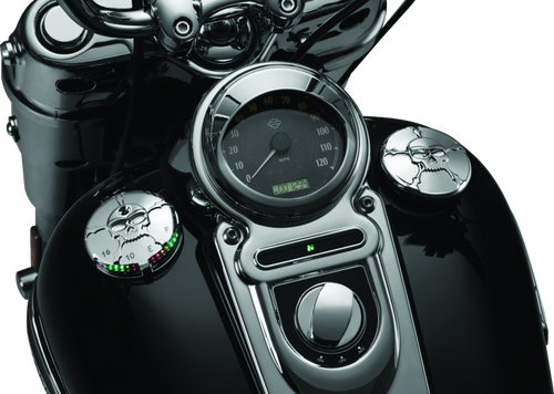 Kuryakyn Zombie Gas Cap Vented Chrome for Harley-Davidson OEM Tanks – Part #7358