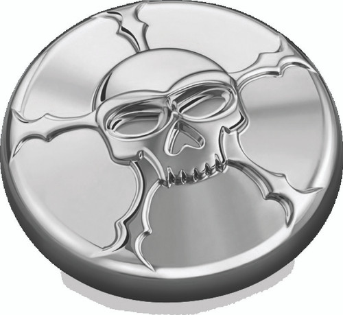 Kuryakyn Zombie Gas Cap Vented Chrome for Harley-Davidson OEM Tanks – Part #7358