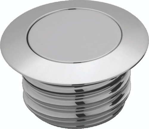 Kuryakyn Flush Mount Pop-Up Gas Cap Chrome for Harley-Davidson Models Part 7178