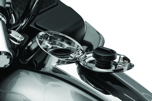 Kuryakyn Easy Fill Fuel Door Chrome - Part #6998 for Powersports Vehicles