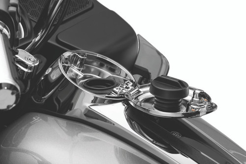 Kuryakyn Easy Fill Fuel Door Chrome - Part #6998 for Powersports Vehicles