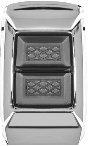 Kuryakyn Enygma Brake Pedal Pad for FL Touring Models - Chrome