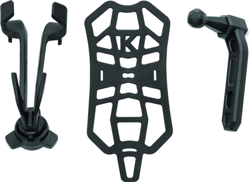 Kuryakyn Free-Flex Device Holder Perch Mount – Black for Powersports Vehicles