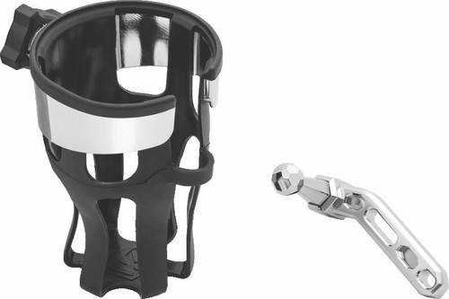Kuryakyn Reflex Drink Holder Perch Mount Chrome - Secure Beverage Access for Powersports Vehicles