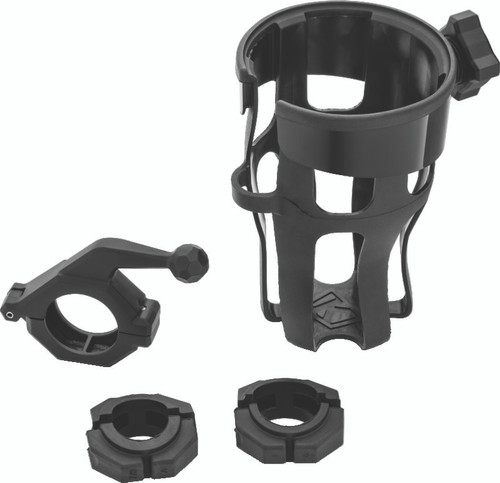 Kuryakyn Reflex Drink Holder with Bar Mount - Universal Black for Motorcycles