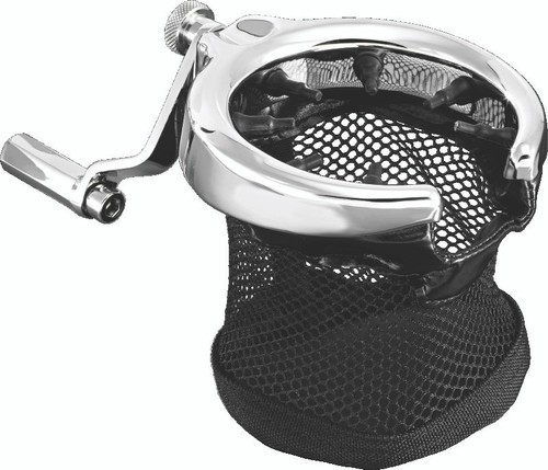 Kuryakyn Passenger Drink Holder 01-17 Honda GL1800 Gold Wing Chrome