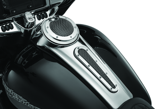 Kuryakyn Mesh Dash Insert Chrome for Harley-Davidson Street Glide Models Part #6505