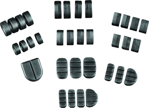 Kuryakyn ISO Large Peg Replacement Rubbers (8 Pcs) for Powersports Vehicles
