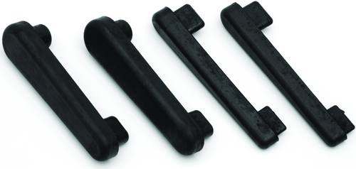Kuryakyn Replacement Rubber Pads (4) for ISO Comfort System – Durable PowerSports Touchpoint Restoration