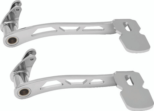 Kuryakyn Girder Extended Brake Pedal for Harley Davidson Touring Models with Fairing Lowers, Chrome Part #9648
