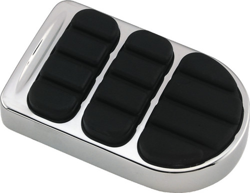 Kuryakyn ISO Standard Brake Pedal Pad Chrome for Harley Davidson Softail and Night Train Models