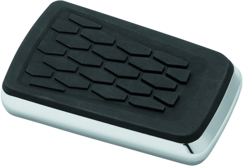 Kuryakyn Hex Brake Pedal Pad for FL Models - Chrome - Part #5914