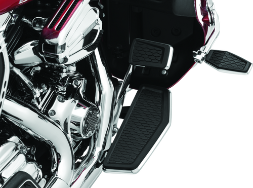 Kuryakyn Hex Brake Pedal Pad for FL Models - Chrome - Part #5914