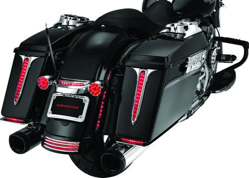 Kuryakyn LED Turn Signal Bar Filler Panel for Harley Davidson FLHX and FLTRX Models