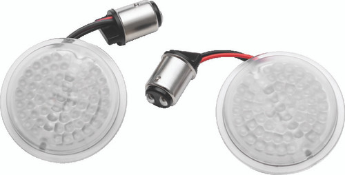 Kuryakyn Luminez L.E.D. Rear Turn Signal Insert 1157 Red for Harley-Davidson