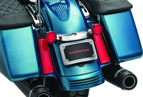 Kuryakyn Tracer Filler Panel Lights with Red Lens for Powersports Vehicles