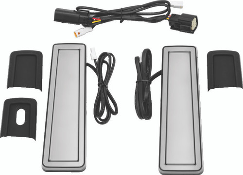 Kuryakyn Tracer Filler Panel Lights with Smoke Lens for Harley Davidson Saddlebags Part #2953