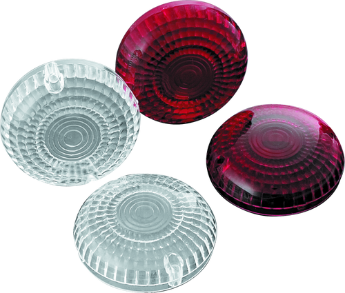 Kuryakyn Replacement Turn Signal Lenses for Yamaha Road Star and Royal Star Models - Clear or Red