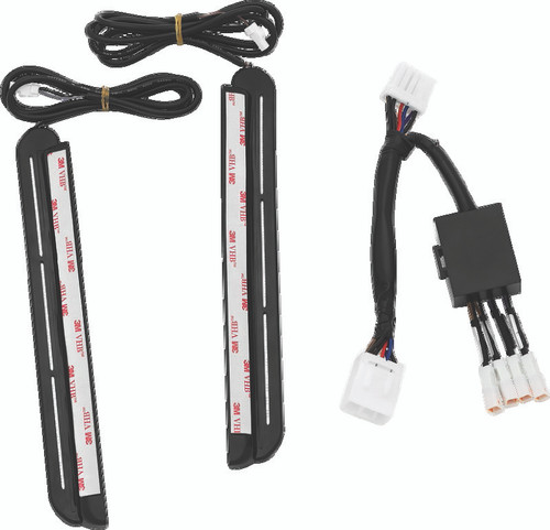 Kuryakyn L.E.D. Accent Strip Lights - Red Run-Turn-Brake Lighting for Powersports Vehicles