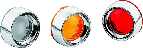 Kuryakyn Deep Dish Bezel with Smoke Lens for Harley-Davidson Bullet Turn Signals Part #2107