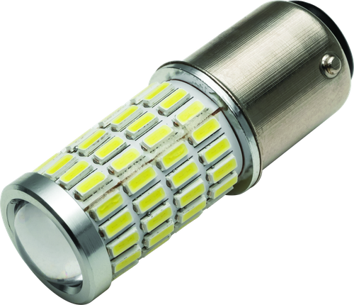 Kuryakyn L.E.D. Bulb 1156 White – High-Visibility Turn Signal and Taillight Replacement