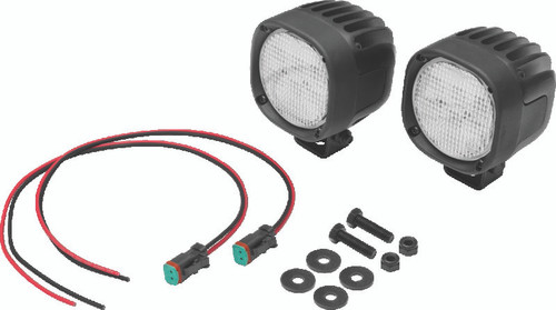 Kuryakyn Lodestar 1850L High-Output Driving Lights - Flood Beam for Powersports Vehicles
