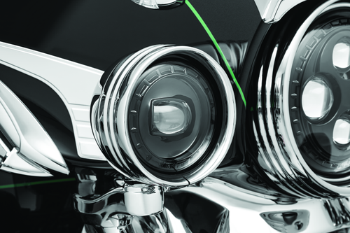 Kuryakyn Orbit 4-1/2 inch Passing Lamps with High-Output LEDs - Black