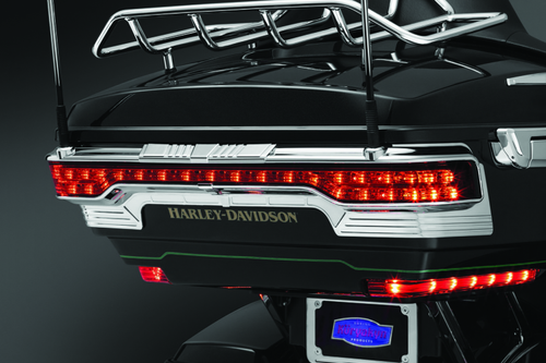 Kuryakyn Tri-Line Accent for Rear Tour-Pak Light - Chrome for Harley-Davidson FLTRXS Road Glide Special (2015-2017)