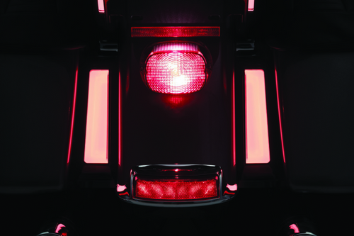 Kuryakyn Tracer LED Inserts for Saddlebag Supports – Black | Part #2901