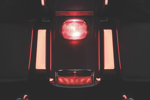 Kuryakyn Tracer LED Inserts for Saddlebag Supports – Black | Part #2901