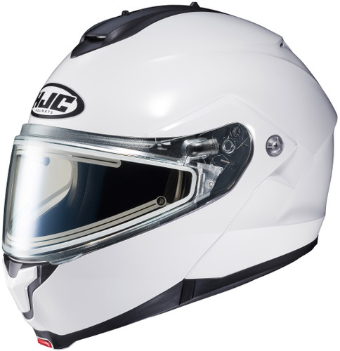 HJC C 91 White Electric Full Face Motorcycle Helmet - Extra Small