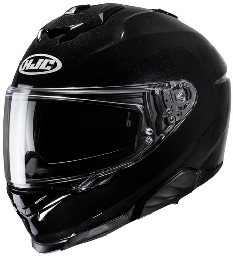 HJC I 71 Black Full Face Helmet – Extra Small (XSM) for Motorcycle Riders