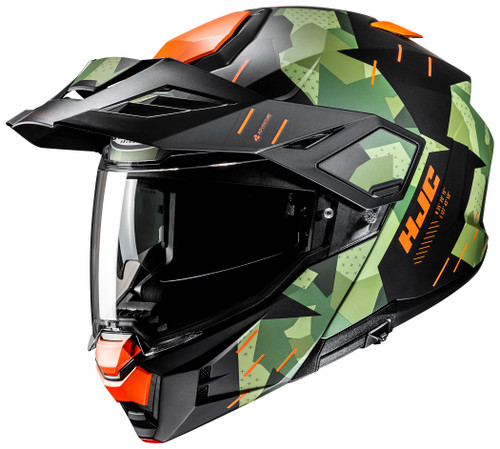 HJC I 80 ROKI MC-47SF Motorcycle Helmet, Small Size