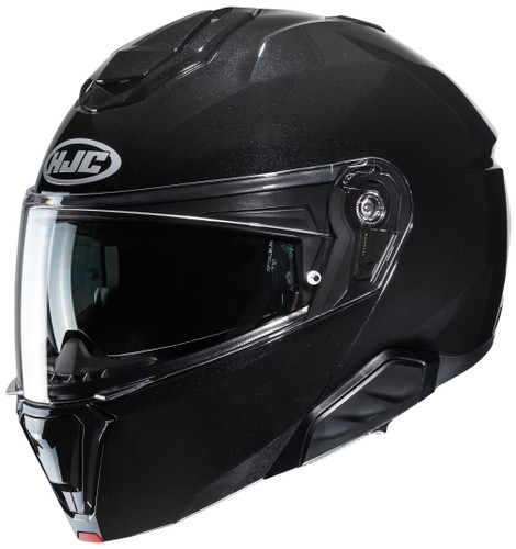 HJC i 91 Black Modular Helmet, Small Size