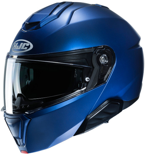 HJC i 91 SF Metallic Blue Modular Helmet - XXL