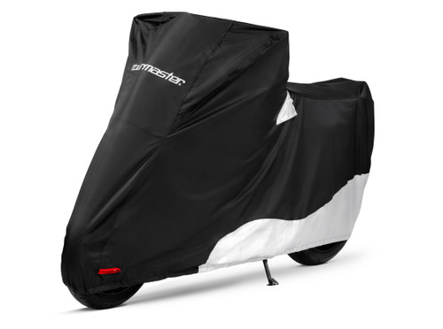T/M Elite WP Cover Black Large (Part 8010010506) - Full Motorcycle Cover for All Weather Protection