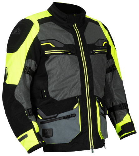 T/M Ridgcrest Jacket Hi-Viz Large - Mesh Safety Jacket for Enhanced Visibility