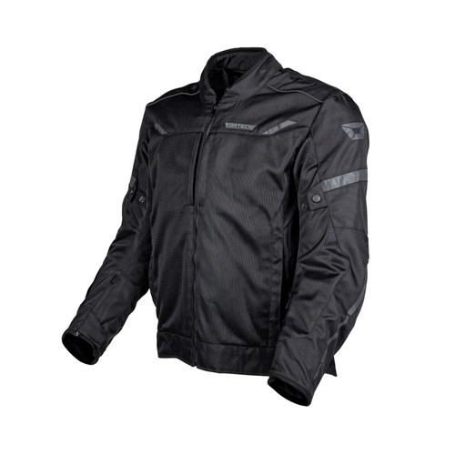 Cortech Aero-Flo Air Jacket Black XLT – Mesh Motorcycle Jacket for Enhanced Ventilation