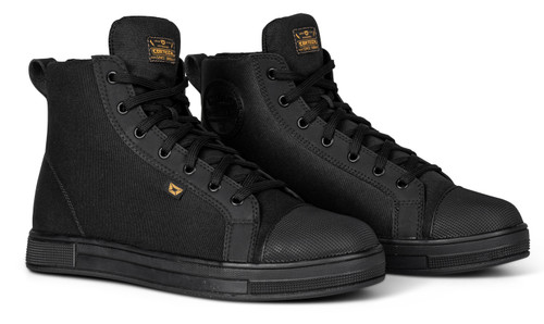 Cortech Menace Riding Shoe Black Size 12 – Durable Motorcycle Footwear