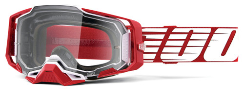 100% ARMEGA C-BAD CLR Goggles with Clear Lens for Enhanced Visibility