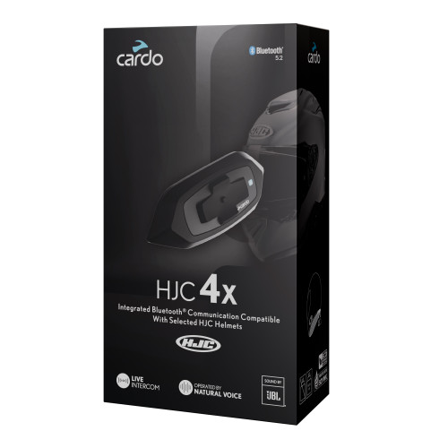 Cardo HJC-4X Communication System for Motorcycle Helmets