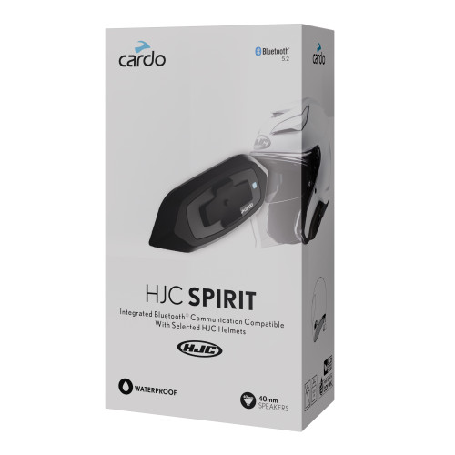 Cardo HJC Spirit Motorcycle Helmet - Model: CARDO HJC-SPIRIT