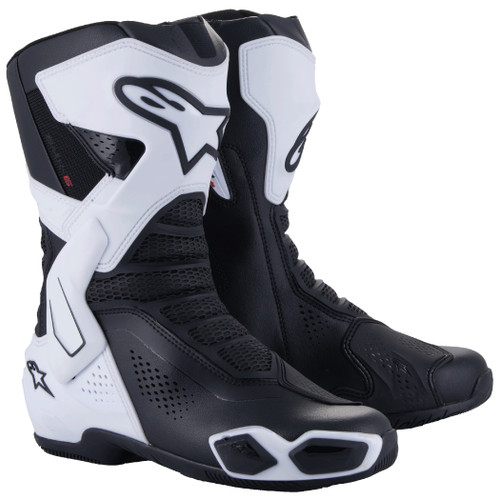 Alpinestars ST SMX-6 V3 Vent White Motorcycle Racing Gloves - Size 36