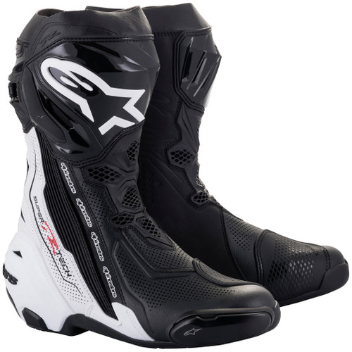 Alpinestars Supertech R V2 BT VN BKWH Motorcycle Racing Boots – Size 47