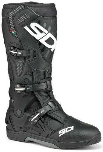 Sidi Crossair BT Black Offroad Motorcycle Boots Size 39 - Durable and Comfortable